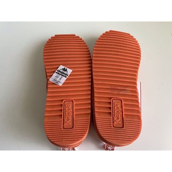 KAPPA 222 BANDA MULE ORANGE WHITE Slippers Mules Lined Men's Sz 9 NEW Box No Lid - Picture 7 of 8